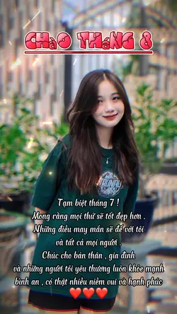 Chào tháng tám 🍀