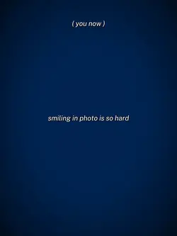 smiling isn't hard