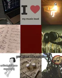 music as escapism.