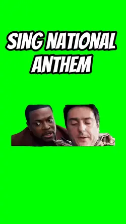 Sing national anthem