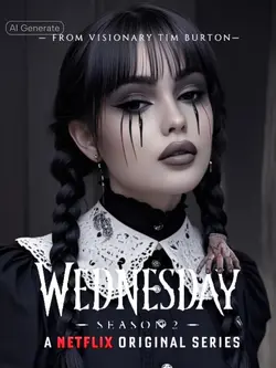 AI Wednesday addams 