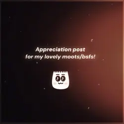 Appreciation post!