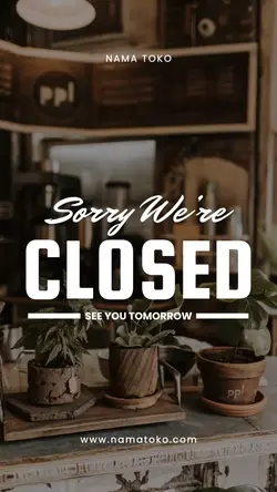 we are closed