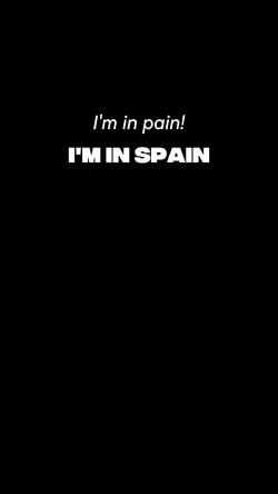 I'm in Spain