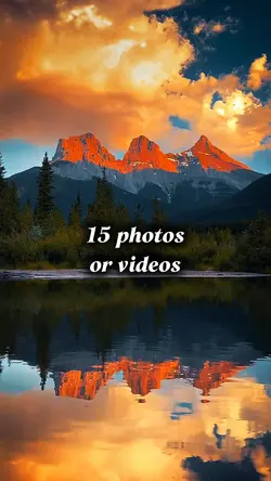15 photos or videos