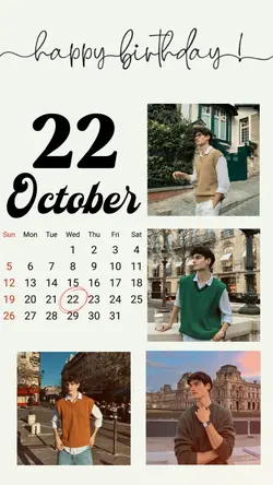 BIRTHDAY 22 OCTOBER