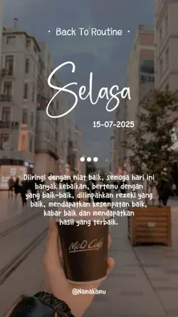 Selasa 15/07/2025