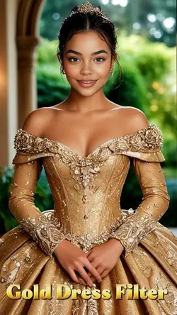 Gold Dress Filter