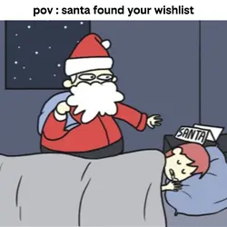 santa found wishlist