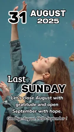 Sunday, August 31