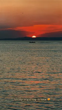 Gün batımı 🧡