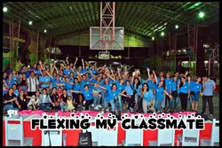 Flexing my classmate