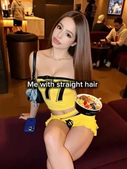 Straight hair AI 