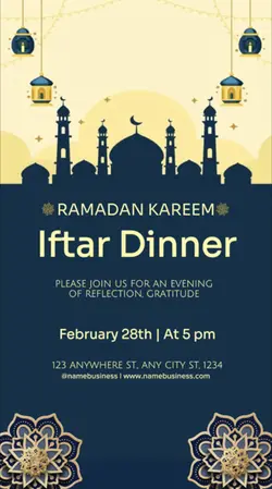IFTAR INVITATION