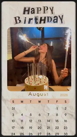Birthday 9 august
