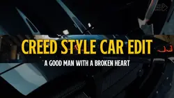 Creed style car edit