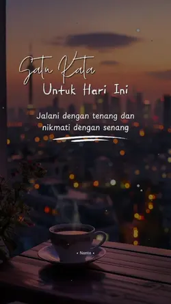 Jalani dengan tenang