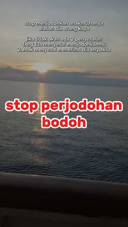 stop perojodohan bu