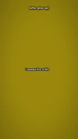 I wanna live