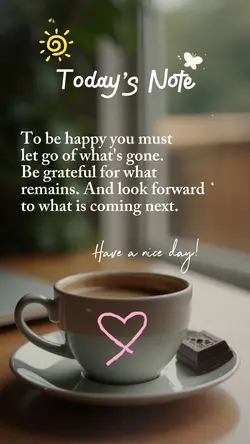 To be happy