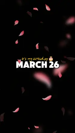 March 26 Birthday