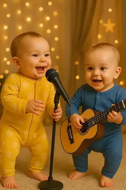 Baby singing 