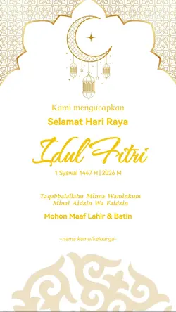 Ucapan Idul Fitri