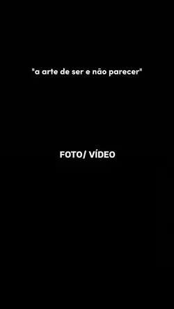 a arte de ser 