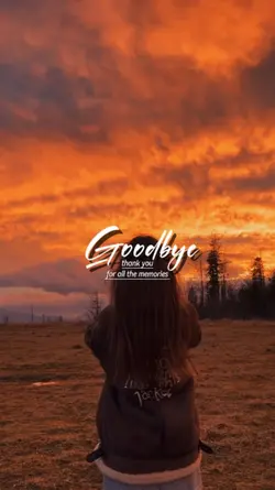 goodbye thank you fo