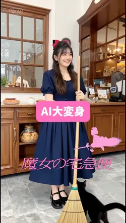 「魔女の宅急便」に大変身 