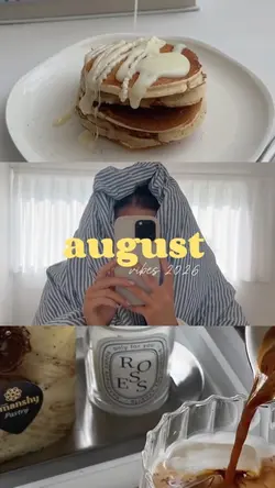 august vibes 2026 🌸