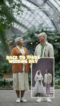 wedding day 1980s