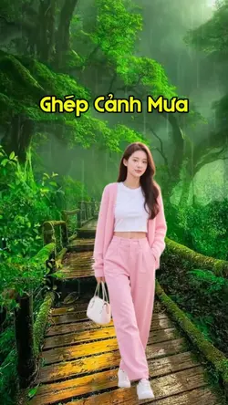 Ghép Cảnh Mưa