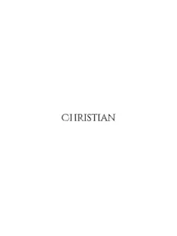 Theme is christian