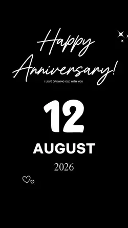 Anniversary 12 Augus