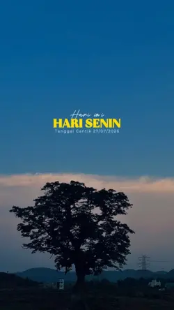 Senin 27 Juli 2026