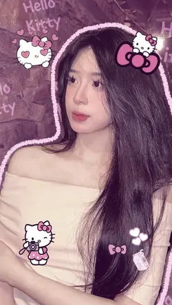 Tách ảnh Hello kitty