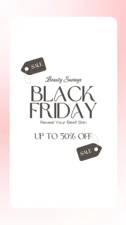 Business Template Black Friday Sale Beauty Industry Skincare