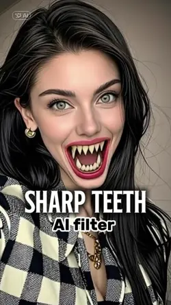 AI sharp teeth