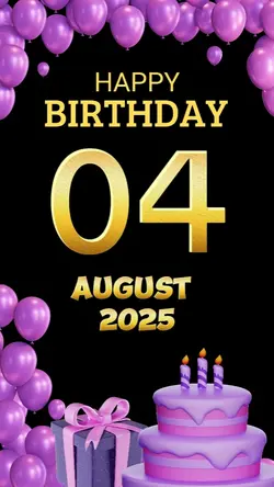 birthday 04 August 