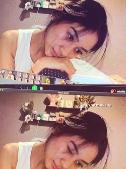 w no makeup she’s 10