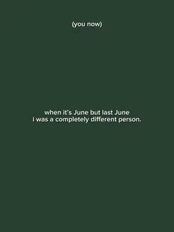 When it’s June but