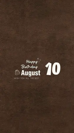 hbd 10 august 2026