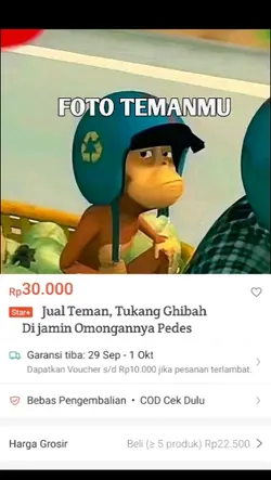 Meme Jual Teman