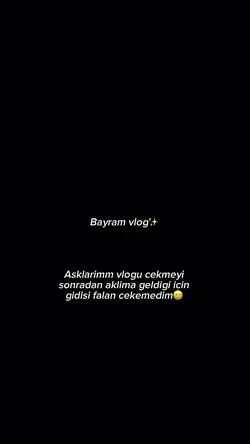 Bayram Vlog💐