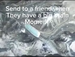 Big brain moment 