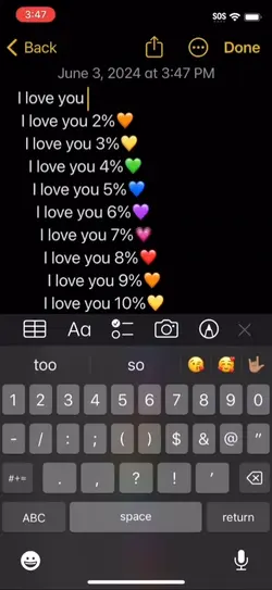 I Love you 200%