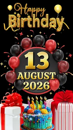 Hbd 13 August 2026