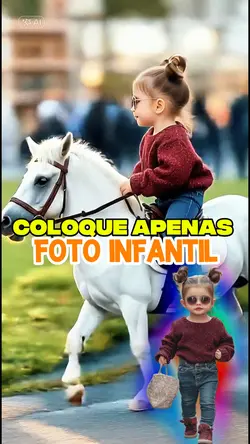 infantil tren cavalo