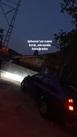 iPhone'un camı kırık